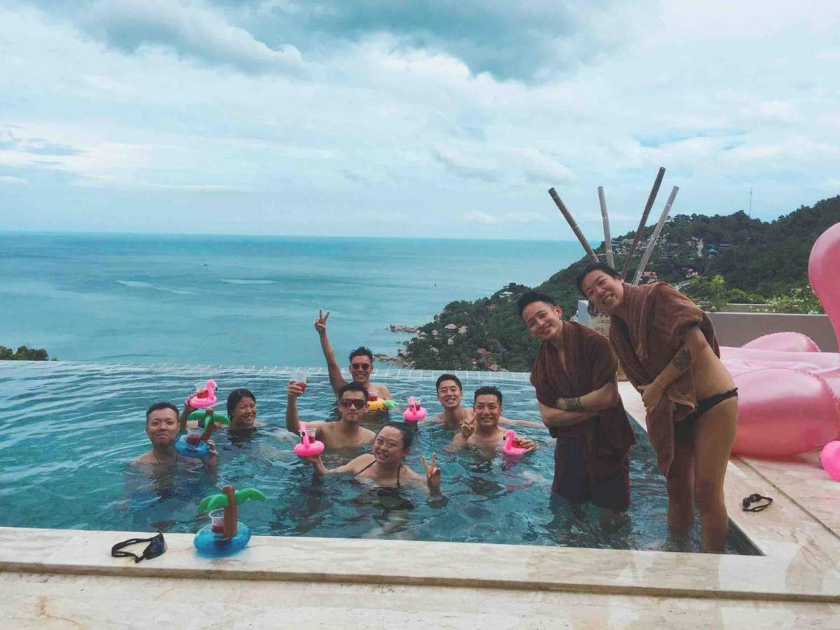 Luxury Seaview Villa -Double Infinity Pools-20 Persons Bãi biển Chaweng Ngoại thất bức ảnh